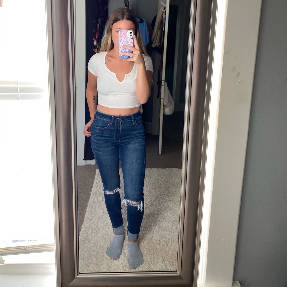 AE skinny long jeans